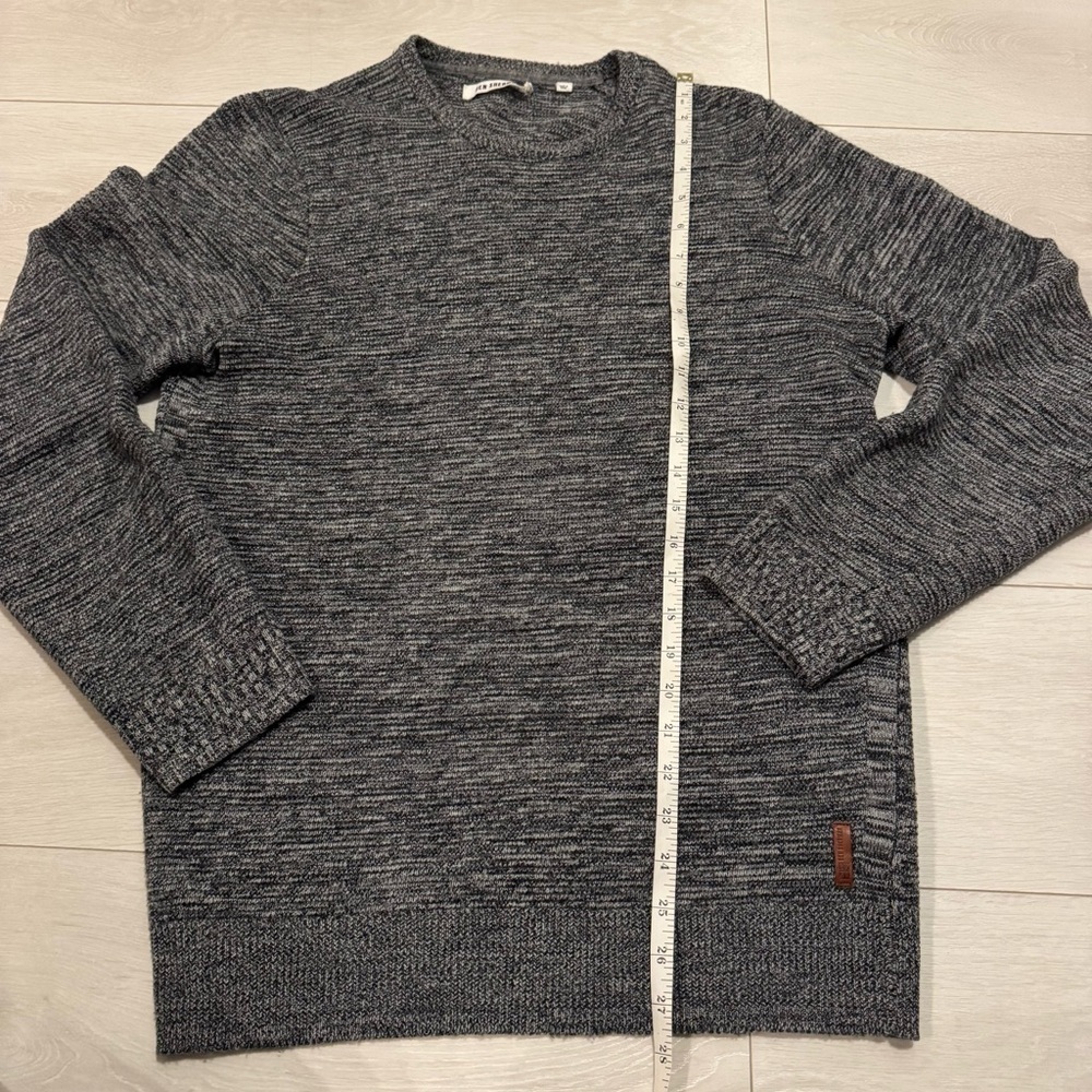 Ben Sherman Gray Crewneck Sweater 100% Wool Size Large - Picture 6 of 6